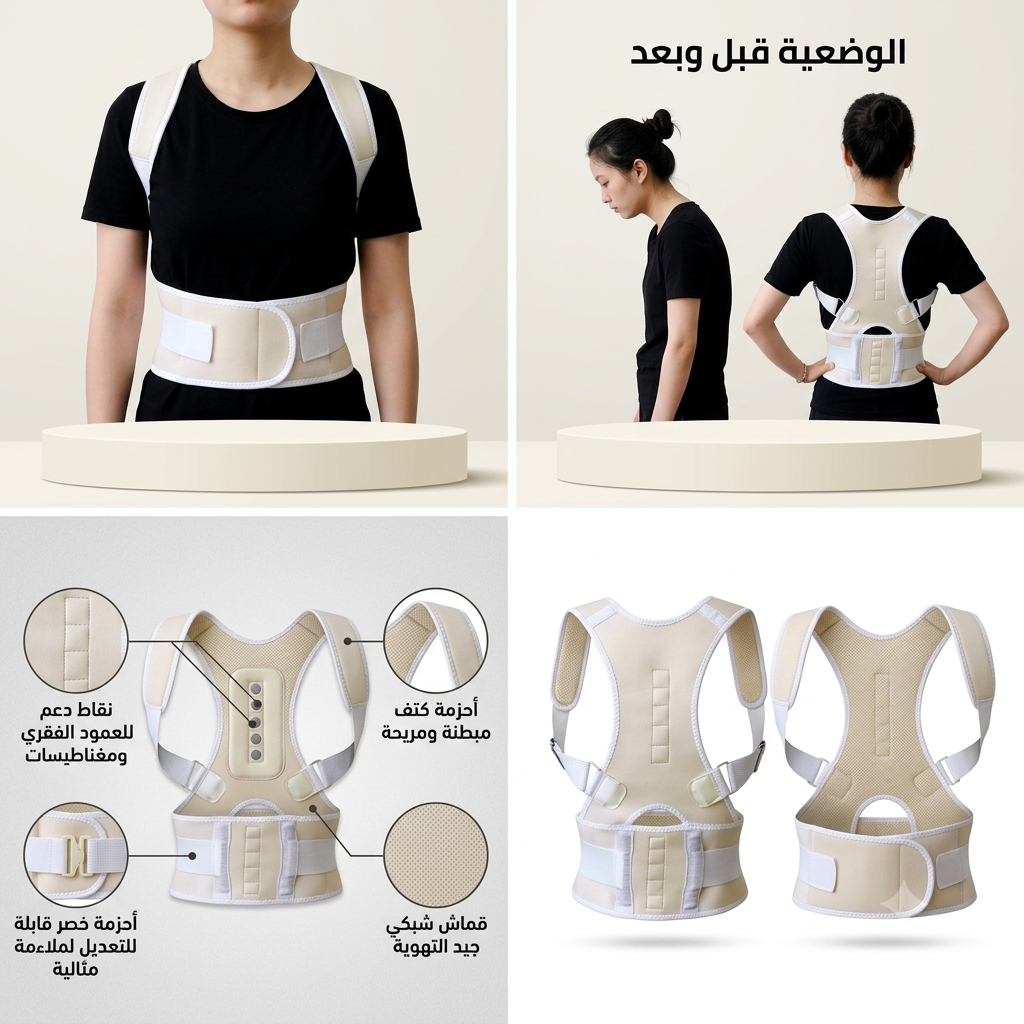 الحزام الداعم للظهر و الاكتاف